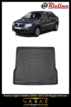 Rizline Dacia Logan Sedan 2008 Model 3D Bagaj Havuzu