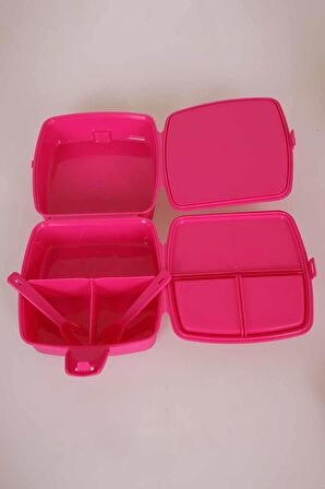 LİSANSLI BARBIE 2 KATLI BESLENME KUTUSU *SMART LUNCH BOX*