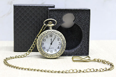 Özel Kutulu Antik Köstekli Saat Model 3