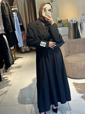 Poplin Etek Siyah