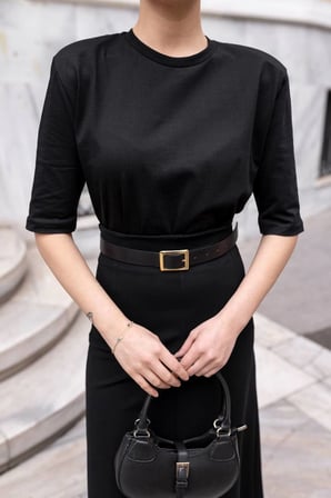 Vatkalı Basic T-shirt
