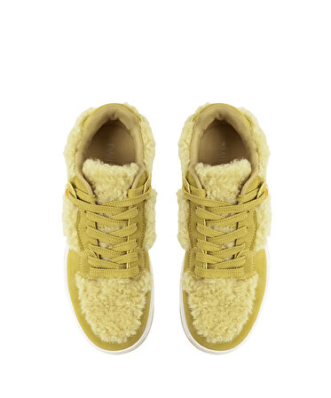Suni Kürk Detaylı Sneaker