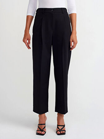 Orta Bel Pantolon-Siyah