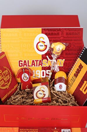 DEKOMUS ÖZEL KUTULU LİSANSLI GALATASARAY FULL + FULL PREMIUM OKUL VE KIRTASİYE SETİ 