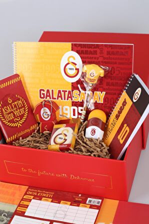 DEKOMUS ÖZEL KUTULU LİSANSLI GALATASARAY FULL + FULL PREMIUM OKUL VE KIRTASİYE SETİ 