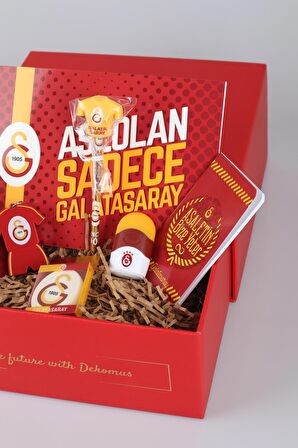 DEKOMUS İLE ÖZEL KUTULU YENİ SEZON LİSANSLI GALATASARAY FULL KIRTASİYE SETİ