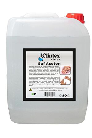 Clintex Kimya Saf Aseton %99.9 20 Lt