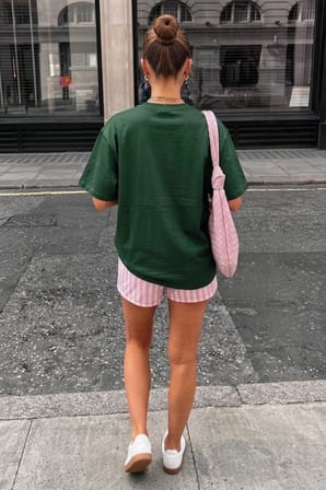 Vintage Retro Pembe Pink Baskılı Tasarım Tshirt