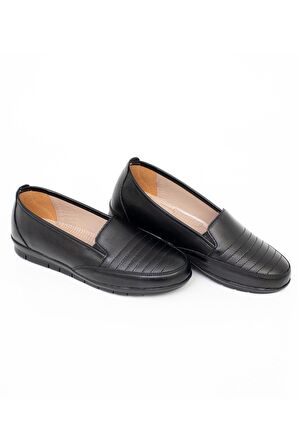 Kadın Bordo Tam Ortopedik Düz Günlük Ayakkabı