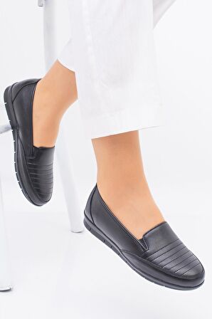 Kadın Bordo Tam Ortopedik Düz Günlük Ayakkabı