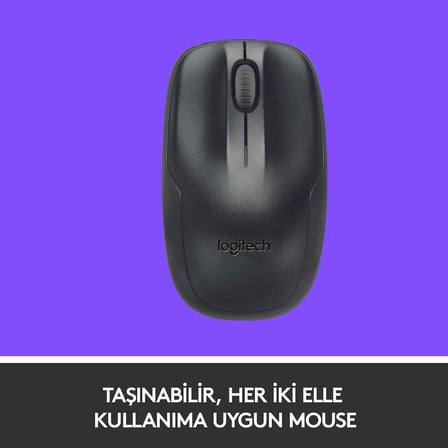  Logitech MK220 Q Tr Siyah Kablosuz Klavye Mouse Set