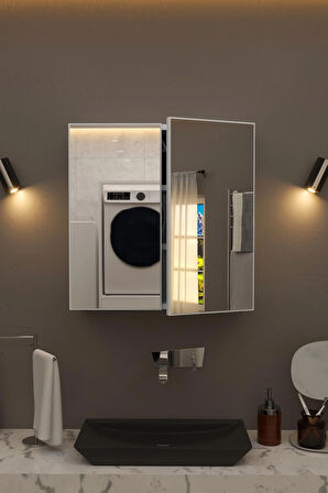 Lavobo Üstü Aynalı Banyo Dolabı