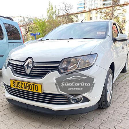 Renault Symbol 2013-2020 Uyumlu Üniversal Astra H lip Esnek Ön Lip 2 Parça Tampon Altı Dil Karlık Ön Ek