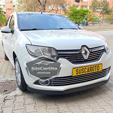 Renault Symbol 2013-2020 Uyumlu Üniversal Astra H lip Esnek Ön Lip 2 Parça Tampon Altı Dil Karlık Ön Ek