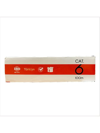U-Utp 24 Awg Cca 100 Metre Cat6 Kablo