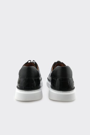 Hakiki Deri Bağcıklı Erkek Sneaker
