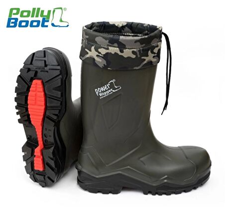 Polly Boot Power Rigger 601 Içi Yünlü Boğazlı Çizme