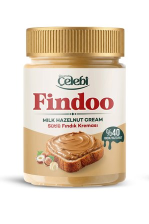 Findoo Sütlü Fındık Kreması 320 Gr - %40 Gerçek Fındık