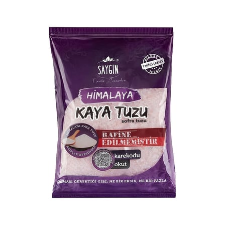 Saygın Himalaya Kaya Tuzu İnce Taneli 500 gr x 4 Adet