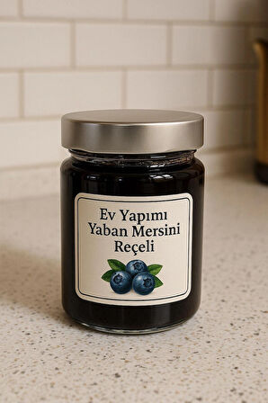 Ev Yapımı Yaban Mersini Reçeli 350g – Katkısız & Geleneksel Üretim