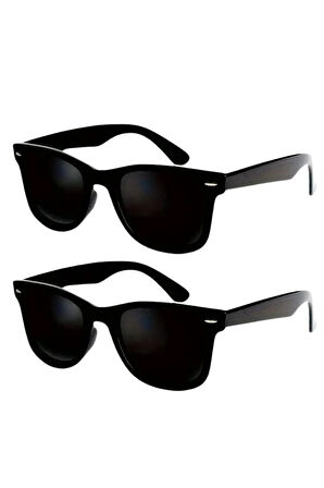 Vos Versa Siyah Unisex 2li Çİft Güneş Gözlüğü VVG011002