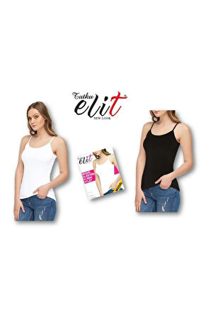 3'lü Paket Modal Ip Askılı Kadın Atlet