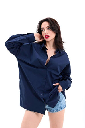 7448 GÖMLEK-LACİVERT