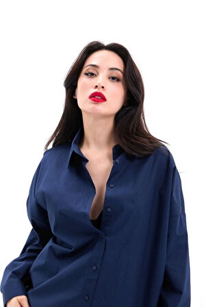 7448 GÖMLEK-LACİVERT