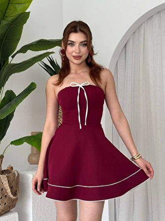 Yuna Straplez Elbise