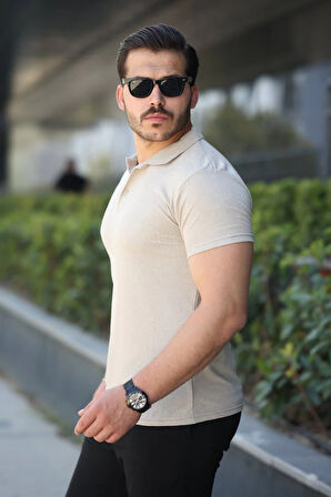 Erkek Kısa Kollu Yakalı Tişört