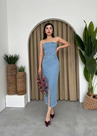 Sonic Straplez Elbise