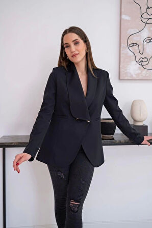 Siyah Blazer Ceket