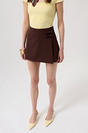 Fiyonk Detay Mini Etek