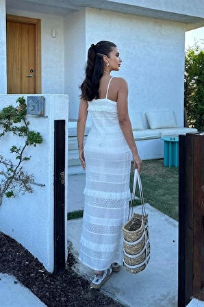 Regina Dantel Detay Elbise 2754-01