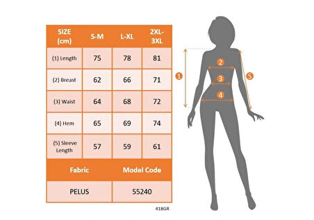 Kadın Uzun Kollu Yakalı önden Düğmeli Welsoft Kaban