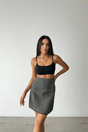 KAŞE KISA ETEK - Siyah