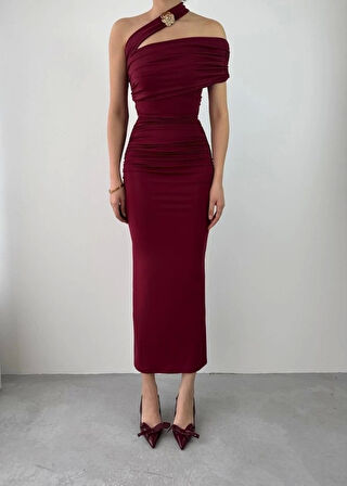 Reta Çapraz Omuz Elbise