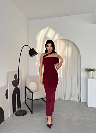 Reta Çapraz Omuz Elbise