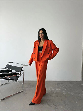 CEKET - PANTOLON TAKIM - Orange