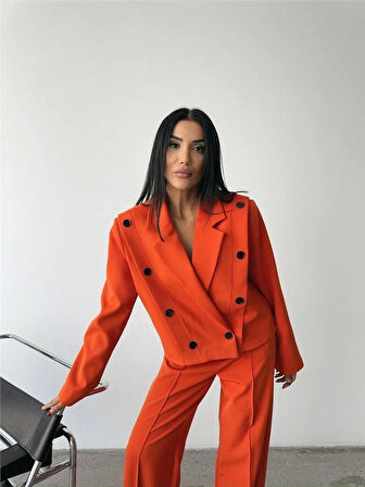 CEKET - PANTOLON TAKIM - Orange