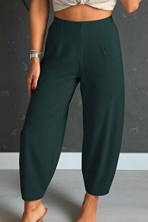 Kadın Yüksek Bel Krep Pantolon