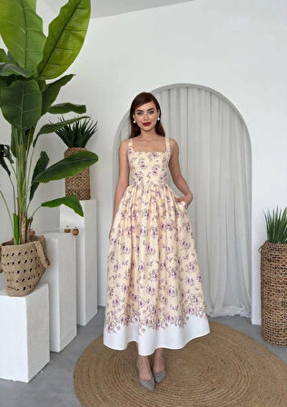 Yoa Cep Detaylı Elbise