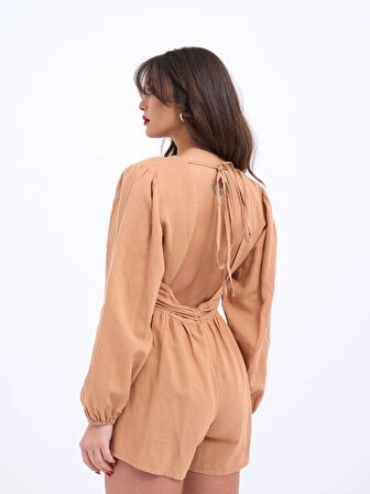 6528 TULUM ELBİSE-CAMEL