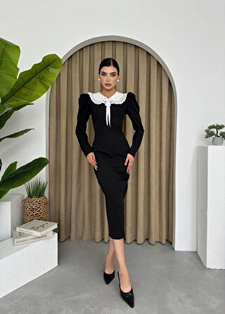 Coventry Yakalı Elbise