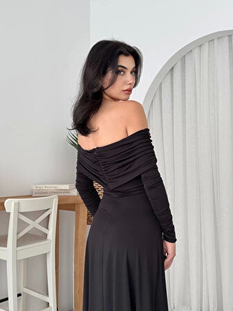 Uras Straplez Elbise