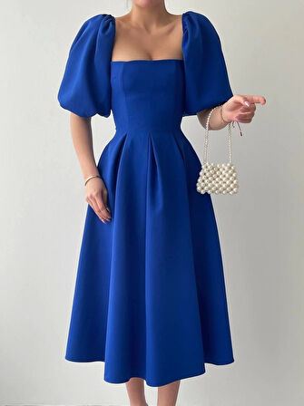 Benjamin Çan Etekli Midi Boy Elbise