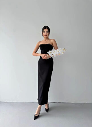 ÖNÜ KURDALELİ KAELM ELBİSE