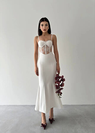 Begonia İp Askılı Elbise