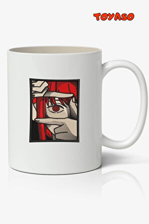 Makima - Chainsaw Man Anime Kişiye Özel Temalı Kupa Bardak Sevgiliye Arkadaşa Hediye