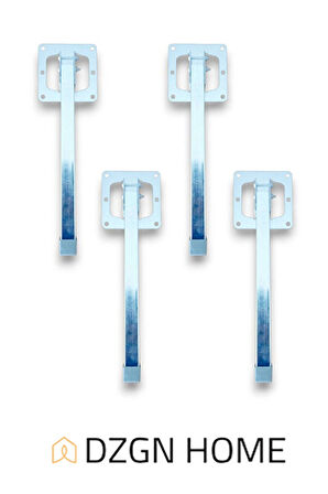 Metal 4'Lü Takım Sofra Ayağı - Metal Katlanır Yer Sofrası Ayağı 25 cm